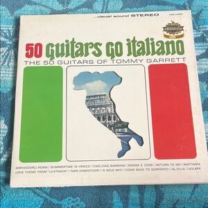 50 Guitars Go Italiano Vinyl Record